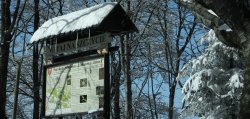 Beskid Wyspowy - Wiosenny Jaworz w zimowej scenerii