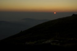 Beskid Żywiecki - Wschód Słońca na Babiej Górze